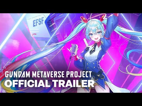 GUNDAM Metaverse Project - 3rd Limited-Time Opening And Hatsune Miku Collaboration Reveal Trailer