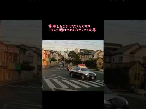 ぶつかった時はごめんなさいが大事#警察#不祥事#よそ見#ながらスマホ