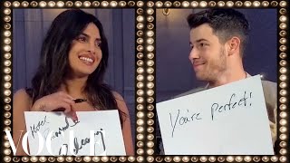 Priyanka Chopra & Nick Jonas Play the Newlywed Game | Vogue