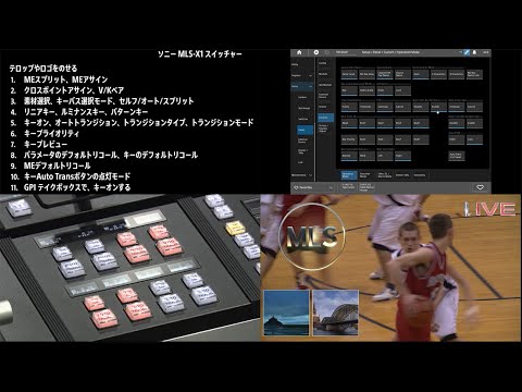 MLS-X1スイッチャー操作説明ビデオ[テロップやロゴをのせる]【ソニー公式】