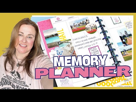 2024 Memory Planner | BiG Happy Planner | Stickers + Patterned Paper | Scrapbook + Journaling