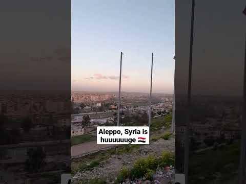 Panoramic views over Aleppo, Syria SY #shorts #syria #alepposyria #aleppo