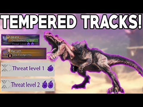 Monster Hunter World: WHERE TO FIND TEMPERED MONSTER TRACKS!