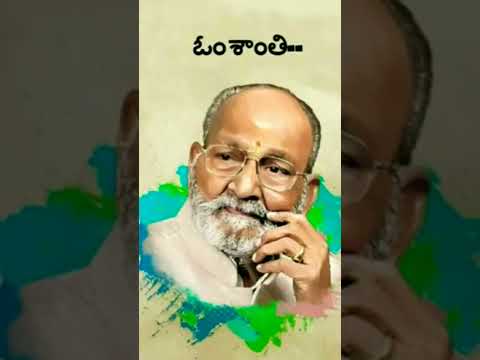 #😥 కె.విశ్వనాథ్ కన్నుమూత😥  #rip #restinpeace #legend #kalathapaswikviswanath