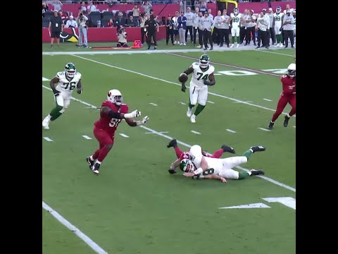 Kyzir White with a Fumble Recovery vs. New York Jets