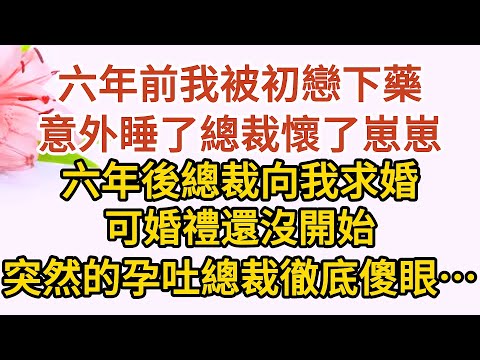 《三崽炸翻天》第05集：六年前我被初戀下藥，意外睡了總裁懷了崽崽，六年後總裁向我求婚，可婚禮還沒開始，突然的孕吐總裁徹底傻眼…… #戀愛#婚姻#情感 #愛情#甜寵#故事#小說#霸總