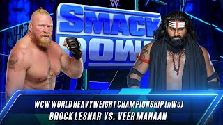 FULL MATCH: Brock Lesnar Vs Veer Mahaan  WWE 2K24 PS5