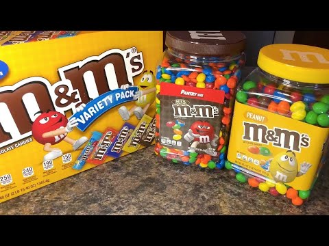 M&Ms Chocolate Candy Unboxing Old Collection