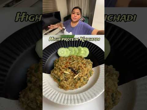 High Protein Khichadi Recipe by Bharti Singh. #highproteinmeals #daalkhichdi #shorts