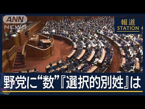 「時がきた」野党にも“数の力”立憲・法務委員長で『選択的夫婦別姓』の実現は【報道ステーション】(2024年11月13日)