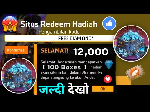 Indonesia Server New Redeem Code 🔥 Free Diamonds 😋 || Garena Free Fire