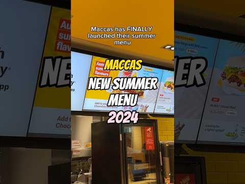 Maccas Summer Menu 2024 REVIEW! #mcrib #timtamsmcflurry