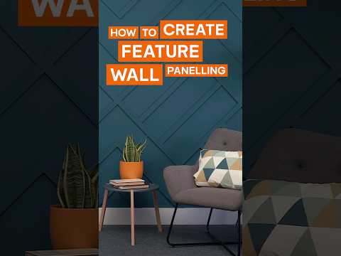 How to add panelling to your feature wall at home 🛠️🏠 #DIYtips #Howto #BandQ