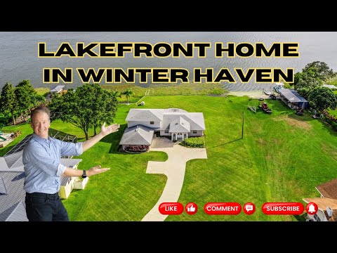 Lakefront Home on the Chain of Lakes in Winter Haven, Florida!