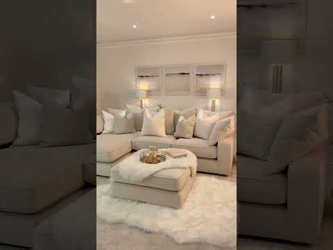 Dreaming of this living room☁️#shortsvideo #livingroomdecor #luxuryhomes #sofa  #dreamhome