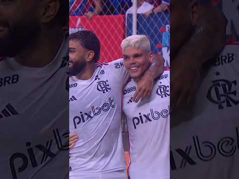 GOL DO FILIPE LUIS FLAMENGO X BAHIA?