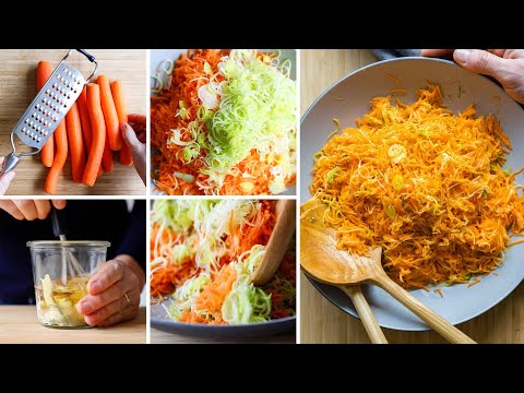 Easy Grated Carrot Salad