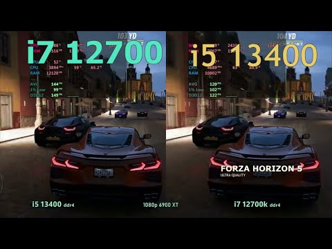 i5 13400f vs i7 12700k tested in 2024