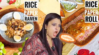 Ramen Rice Paper Roll & Rice Paper Noodles