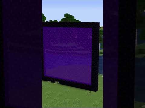 You didn't know about Nether Portal  #minecraft