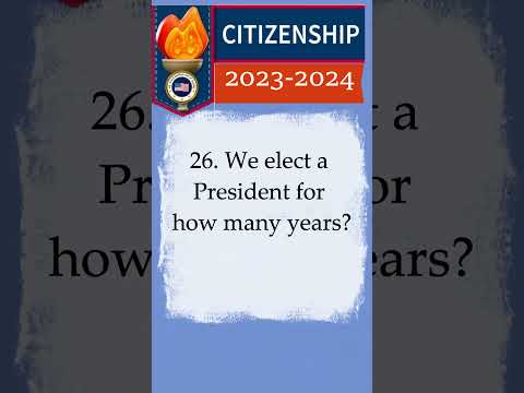 2023-2024 U.S CITIZENSHIP TEST, Civics Test (QUESTION 26) Naturalization #youtubeshorts