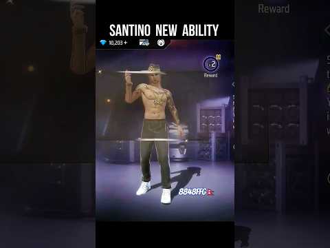 New ability power👹of santino #freefire #howtohandle1vs4situationinfreefire #youtubeshorts #ytshort