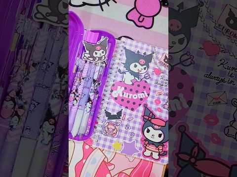 🔮💜 Kuromi Stationery Organization ASMR #sanrio