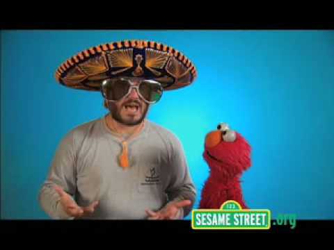 Sesame Street Elmo Disguise with Jack Black