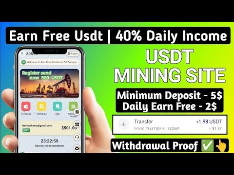 New USDT Site 2024 | Best Usdt Investment Website | New Usdt Mining Site | New Usdt Earning Website