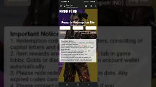 free fire today redeem code from garena free fire || #shorts #freefiretodayredeemcode #freefire