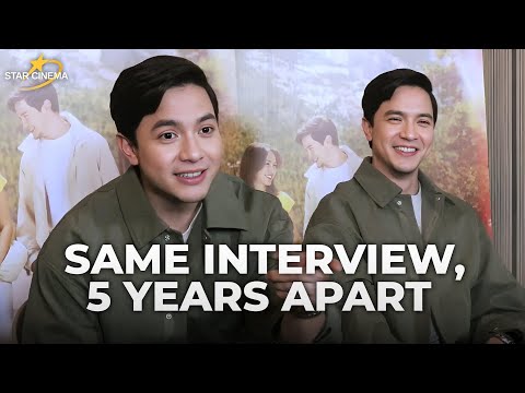 Same interview, five years apart! | Alden Richards | 'Hello, Love, Again'