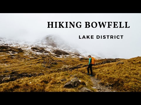 Hiking Bowfell, Lake District