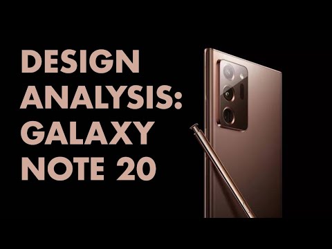 Samsung Galaxy Note 20: Industrial Design Analysis