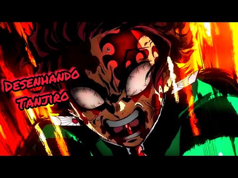 tanjiro desenho 🔥🌊 drawing tanjiro kamado - kimetsu no yaiba | demon slayer