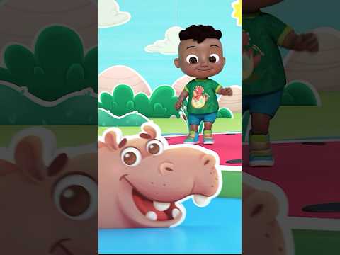 How to Make a Baby Hippo 🦛 DANCE! Hip-Hip-Hip HURRAY! #cocomelon #shorts