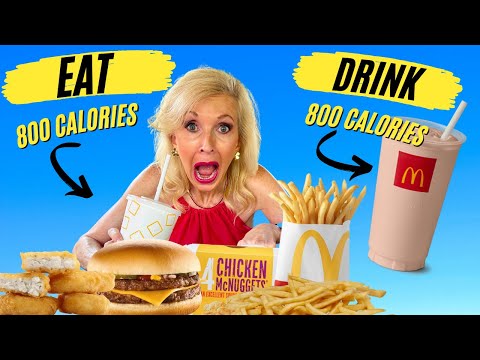 THIS OR THAT? ONE  800 calorie drink? OR a Whole McD’s Meal?