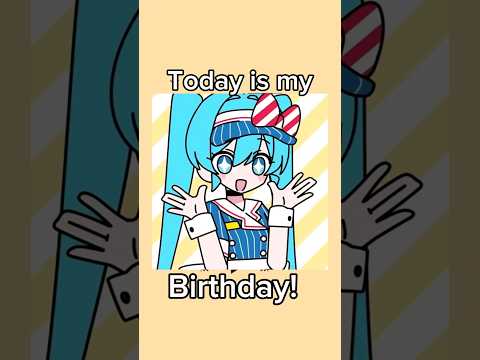 Today is my birthday! And a new series! #hatsunemikuvocaloid #vocaloidhatsunemiku #hatsunemiku #miku