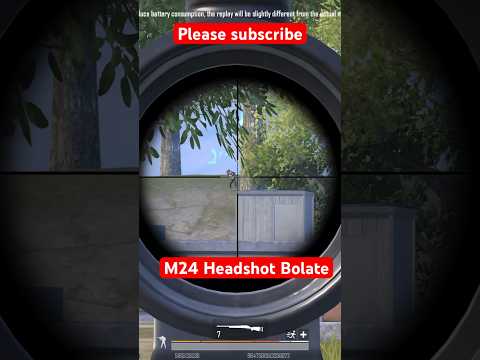 M24 patt se Headshot #shorts #ytshorts #pubgmobile