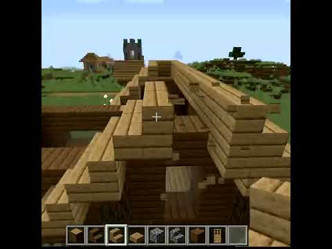 Minecraft: How To Build A Small Starter House#shorts