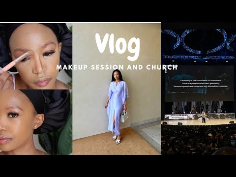 MINI VLOG: GRWM- chit chat about pills ,alcohol ,my skin problems and church on Sunday