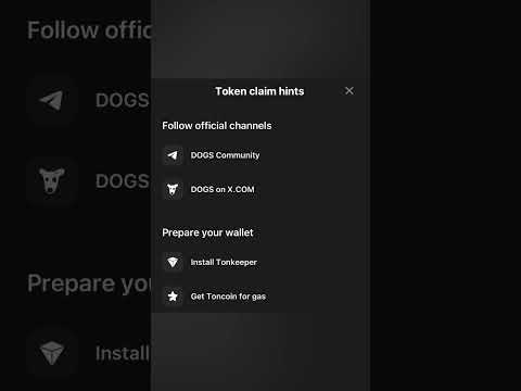 $DOGS Airdrop MUST-DO! Get your #wallets ready