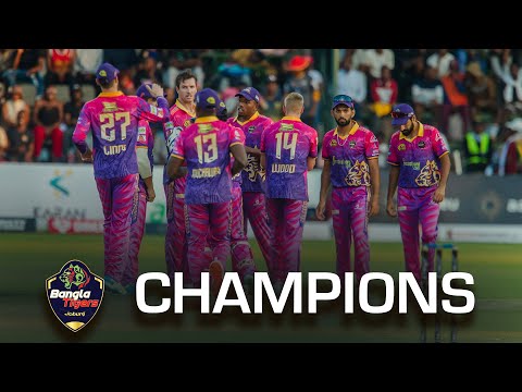 Jo'burg Bangla Tigers are the Champions of Zim Afro T10 Season 2 🏏 The Winning Moment 🏆