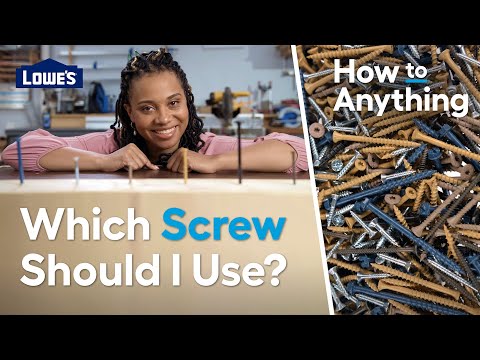 How to Choose the Right Type of Screw | How to Anything