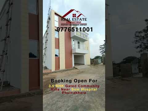 Premium Quality 3.5 BHK Gated Community Villa For Sale Near SUM Hopsital Phulnakhara