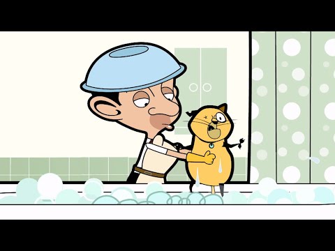 Bean Gives Scrapper A Bath! | Mr Bean Animated Season 3 | Funny Clips | Mr Bean