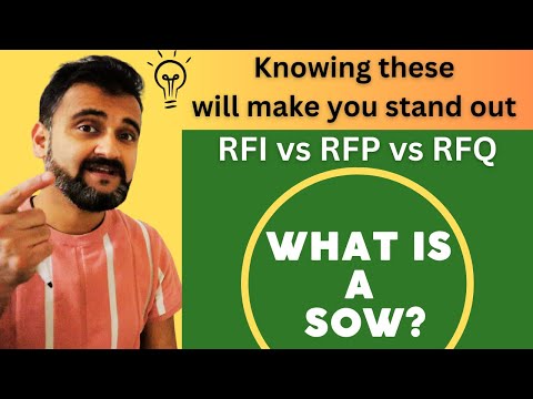 Knowing these 4 terms will make you stand out in I.T. - RFI vs RFP vs RFQ vs SOW