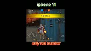 free fire iphone 11 sensitivity | free fire test #shorts #youtubeshorts