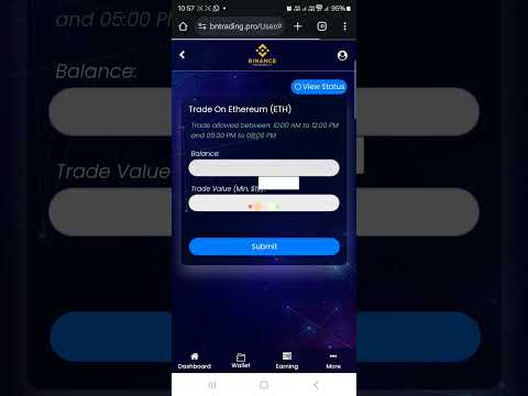 Live Trading in Binance Trading plan