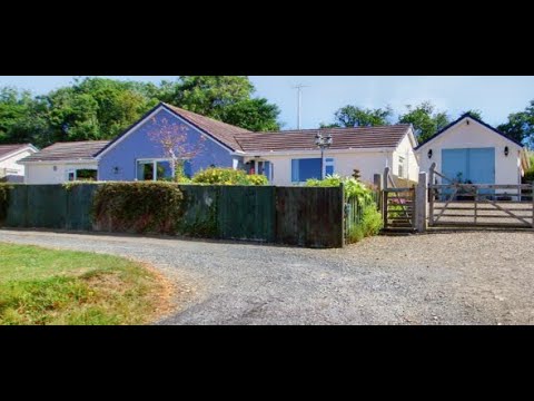 Property For Sale; 4 bedroom bungalow in Llwyndafydd, with 2.66 acres, Cardigan Bay Properties