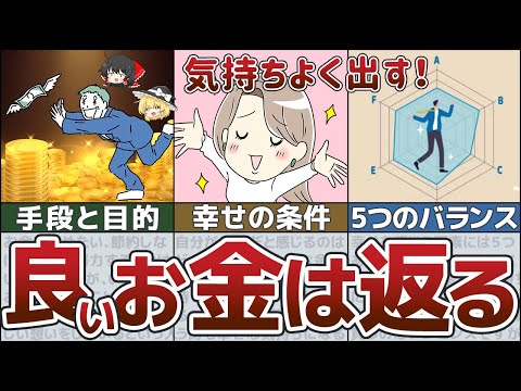 【ゆっくり解説】人生が変わる！誰でもできる良いお金の使い方5選【貯金 節約】